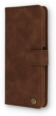 Samsung S21 FE Chocolate Brown &amp; Glas - Book Case