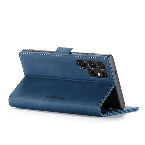Samsung S25 Ultra - Navy Blue - Book Case