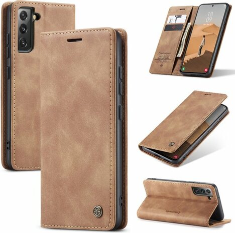 Samsung S22 Sienna Brown - Book Case