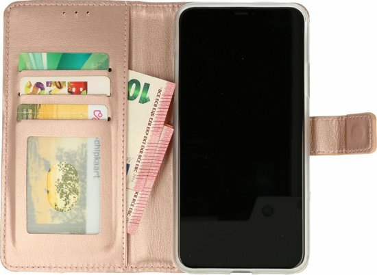 Oppo A15 &amp; A15S - Book Case - Rosegoud