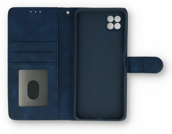Samsung S21 FE Navy Blue &amp; Glas - Book Case