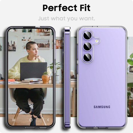 Samsung Galaxy S25 - Transparant - Extra Stevig Siliconen Back Cover