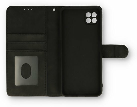 Samsung S21 FE Charcoal Gray &amp; Glas - Book Case