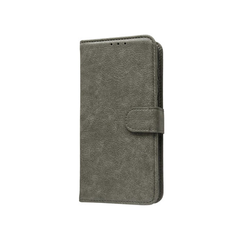 Samsung S25 Ultra - Grijs - HQ Book Case &amp; Glas