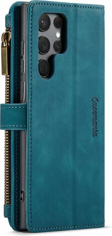 Samsung S22 Ultra Emerald Green - Book Case met Rits