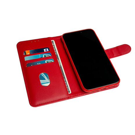 Oppo A79 - Book Case &amp; Glas - Rood