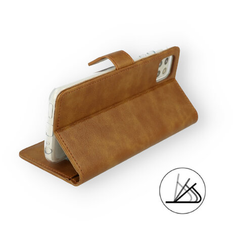 Nokia G11 &amp; G21 - Book Case - Bruin