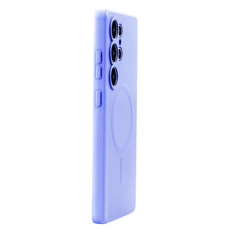 Samsung S25 Ultra - Paars - Camera Siliconen MagSafe Back Cover