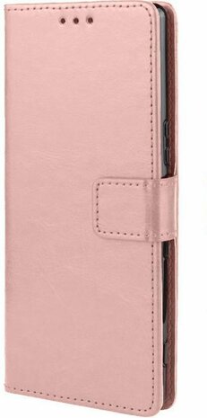 Nokia 8.3 - Book Case &amp; Glas - Rosegoud