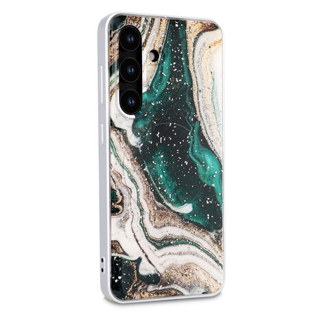 Samsung S25 Plus - Groen - Marmer MagSafe Back Cover