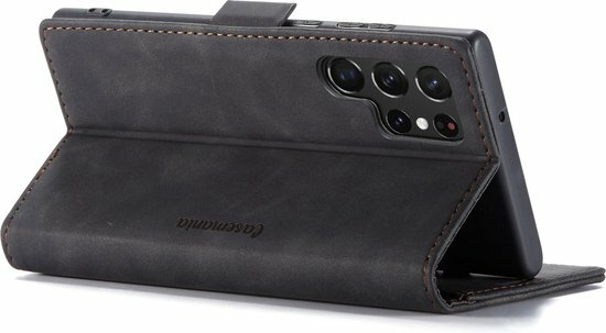 Samsung S22 Ultra Charcoal Gray - Book Case