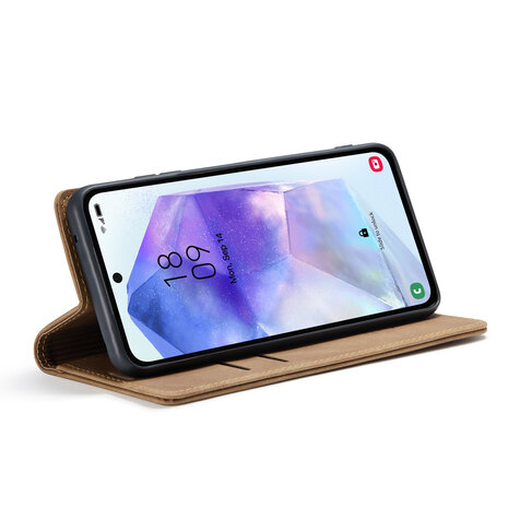 Samsung S25 Plus - Sienna Brown - Book Case