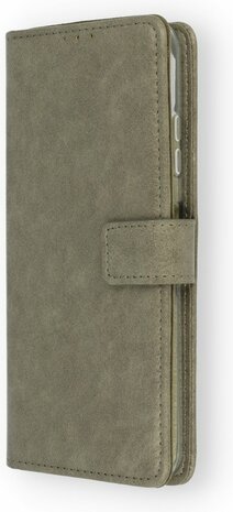 S22 Plus - Book Case &amp; Glas - Grijs