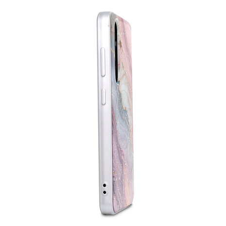 Samsung S25 - Roze - Marmer MagSafe Back Cover