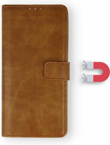 Motorola E7i Power - Book Case - Bruin