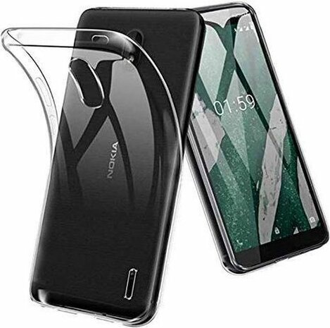 Nokia 2.3 - Back Cover &amp; Glas - Transparant
