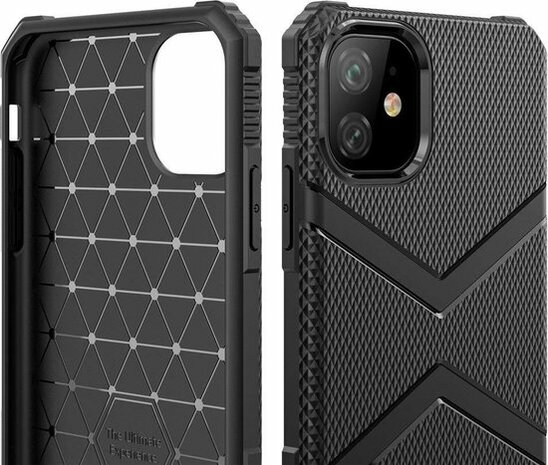iPhone 11 - Matrix Anti Shock Case  - Zwart