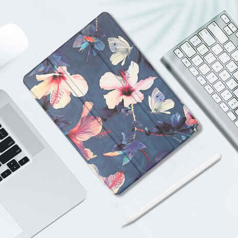 Samsung Tab A9 Plus - Bloemen - Smart Cover