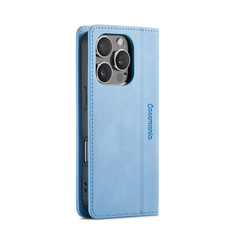 iPhone 16 Pro - Sky Blue - Book Case