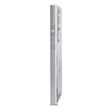 Samsung S24 Ultra Paars - MagSafe TPU Marmer