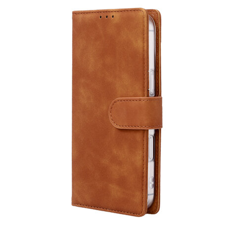 iPhone 16e - Suide Book Case - Bruin