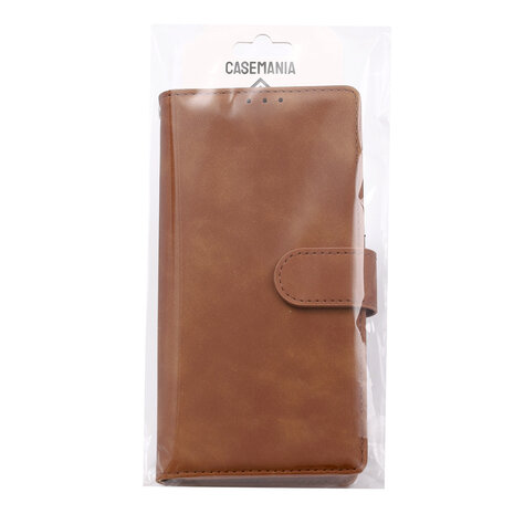 iPhone 16e - Suide Book Case - Bruin