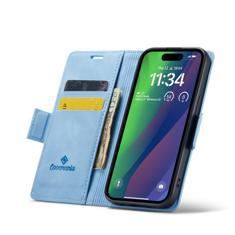 iPhone 15 Plus Sky Blue - MagSafe Book Case