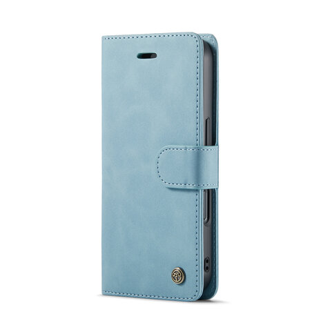 iPhone 16 - Aqua Blue - 2 in 1 Book Case