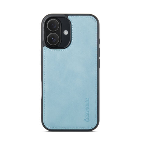 iPhone 16 - Aqua Blue - 2 in 1 Book Case