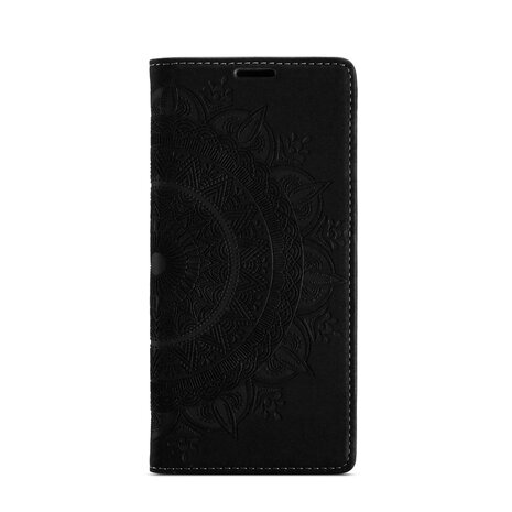 Samsung A55 - Charcoal Gray - Mandala Book Case