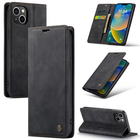 iPhone 15 Charcoal Gray - Book Case
