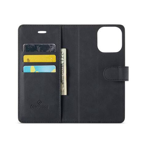 iPhone 16 Pro Max - Charcoal Gray - 2 in 1 Book Case