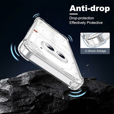 Nothing Phone 2a - Anti Shock &amp; 2x Glas - Transparant