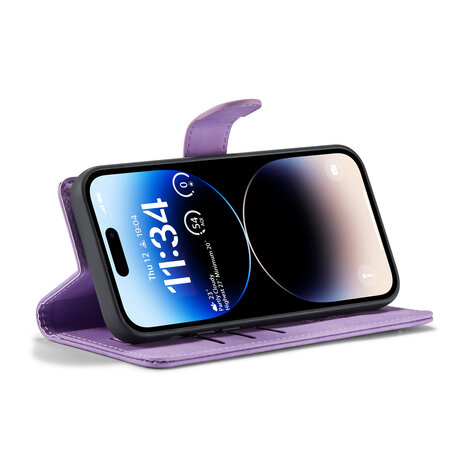 iPhone 12 &amp; 12 Pro - Bright Lila - 2 in 1 Book Case