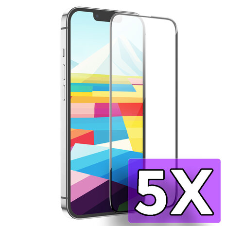 Hoco - iPhone 14 Plus / 13 Pro Max - Full Glas - 5 Stuks