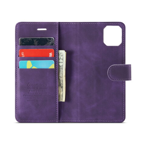 iPhone 11 Deep Purple - 2 in 1 Book Case
