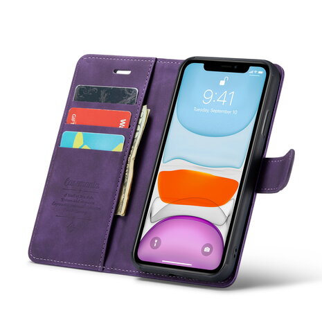 iPhone 11 Deep Purple - 2 in 1 Book Case