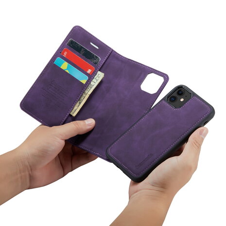 iPhone 11 Deep Purple - 2 in 1 Book Case