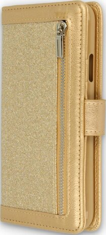 iPhone 11 Pro Max  Goud - Rits Book Case