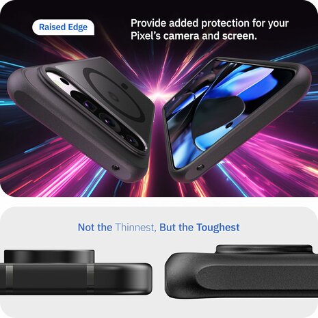 Pixel 9 Pro - Zwart - Matte Armor - Geschikt voor MagSafe