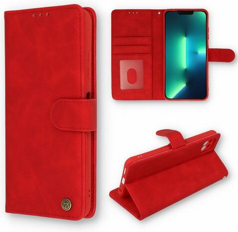 iPhone SE 2022 Crimson Red - HQ Book Case