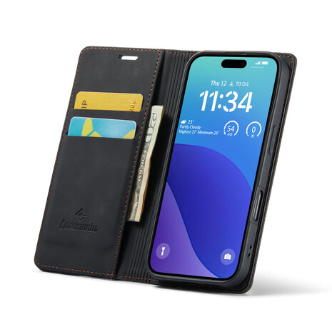 iPhone 16 Pro - Charcoal Gray - Book Case