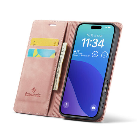 iPhone 16 Pro - Pale Pink - Book Case