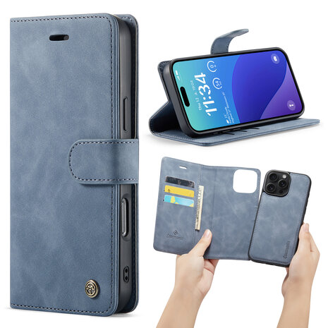 iPhone 16 Pro - Shadow Gray - 2 in 1 Book Case
