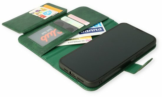 iPhone 11 Groen - 2 in 1 HQ Book Case met Extra Vakken