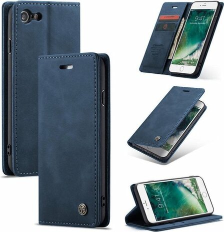 iPhone SE 2020 Navy Blue - Book Case