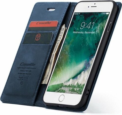 iPhone SE 2020 Navy Blue - Book Case