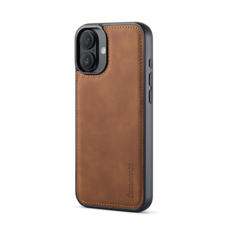iPhone 16 Plus - Sienna Brown - 2 in 1 Book Case