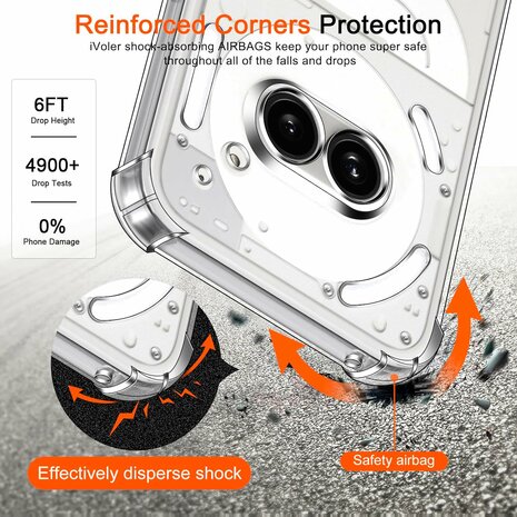 Nothing Phone 2a &amp; 2a Plus - Anti Shock - Transparant