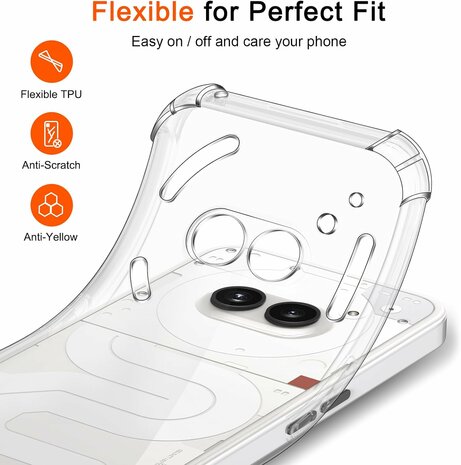Nothing Phone 2a &amp; 2a Plus - Anti Shock - Transparant
